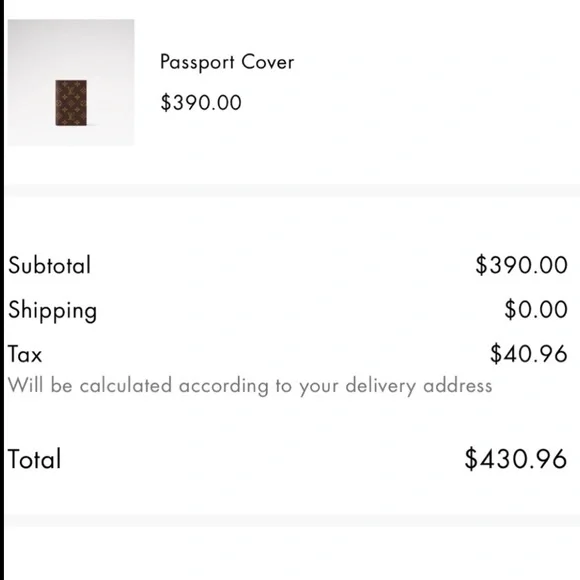 Louis Vuitton passport cover - Picture 12 of 12